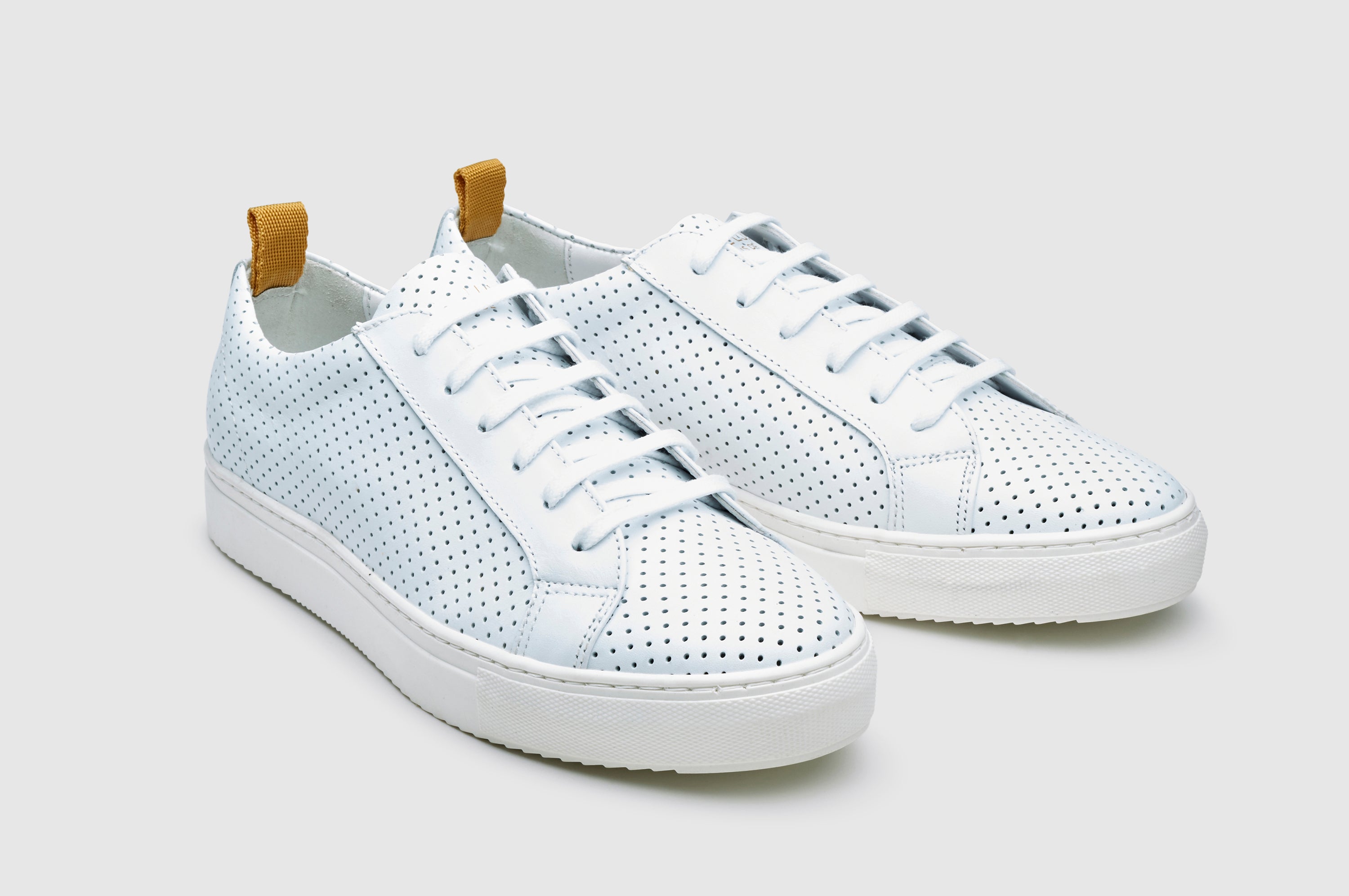 Arena Lite - White Perforated Leather